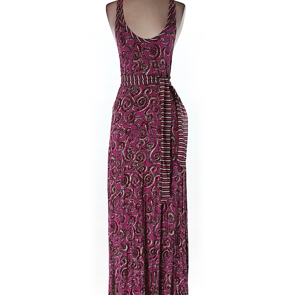 Tory Burch Fushia/White XS Summer dress w/belt